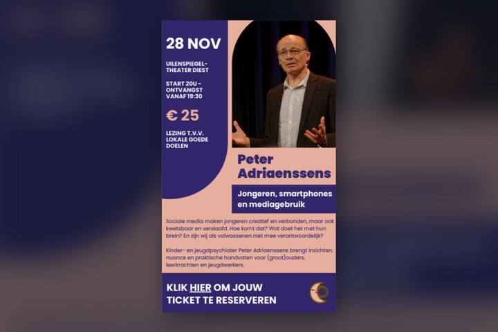 LC 10 Diest: lezing door Peter Adriaenssens