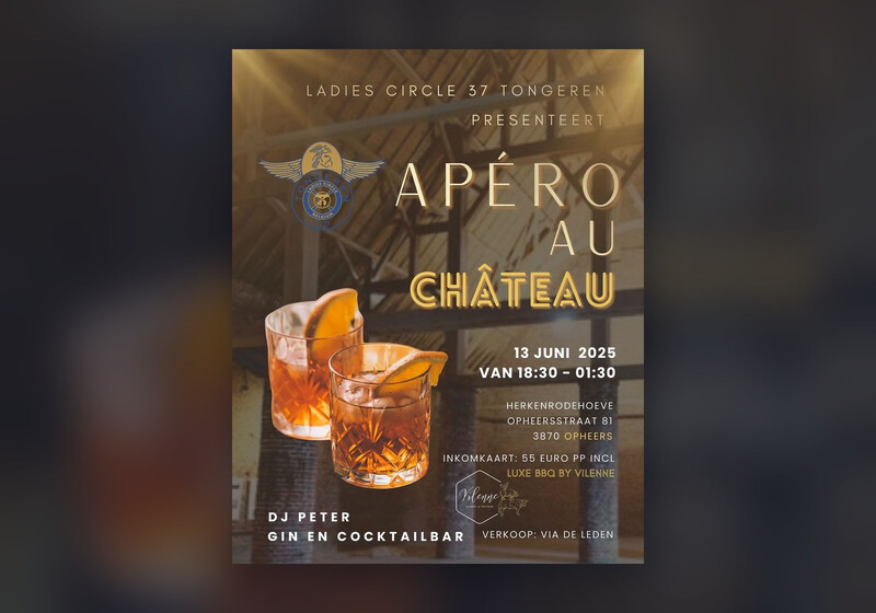 LC 37 Tongeren: Apéro au Château