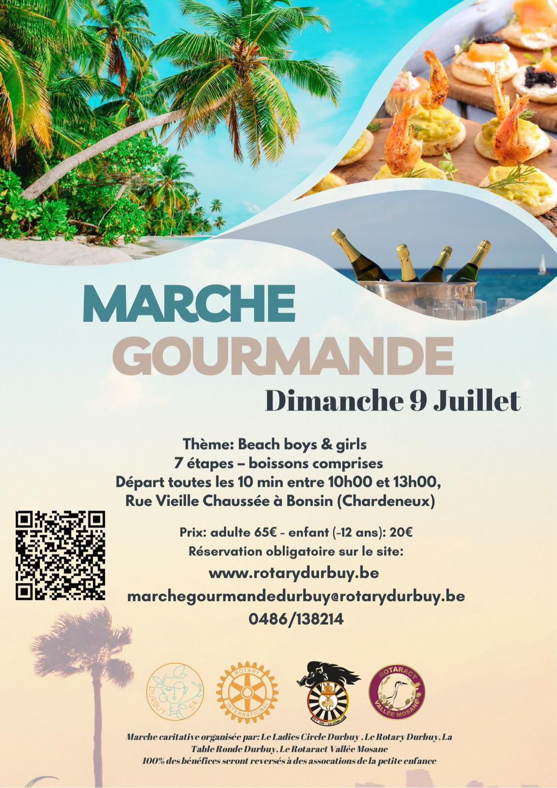 Affiche de la Marche Gourmande à Durbuy